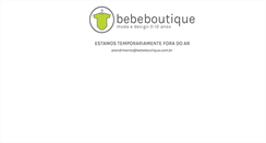 Desktop Screenshot of bebeboutique.com.br